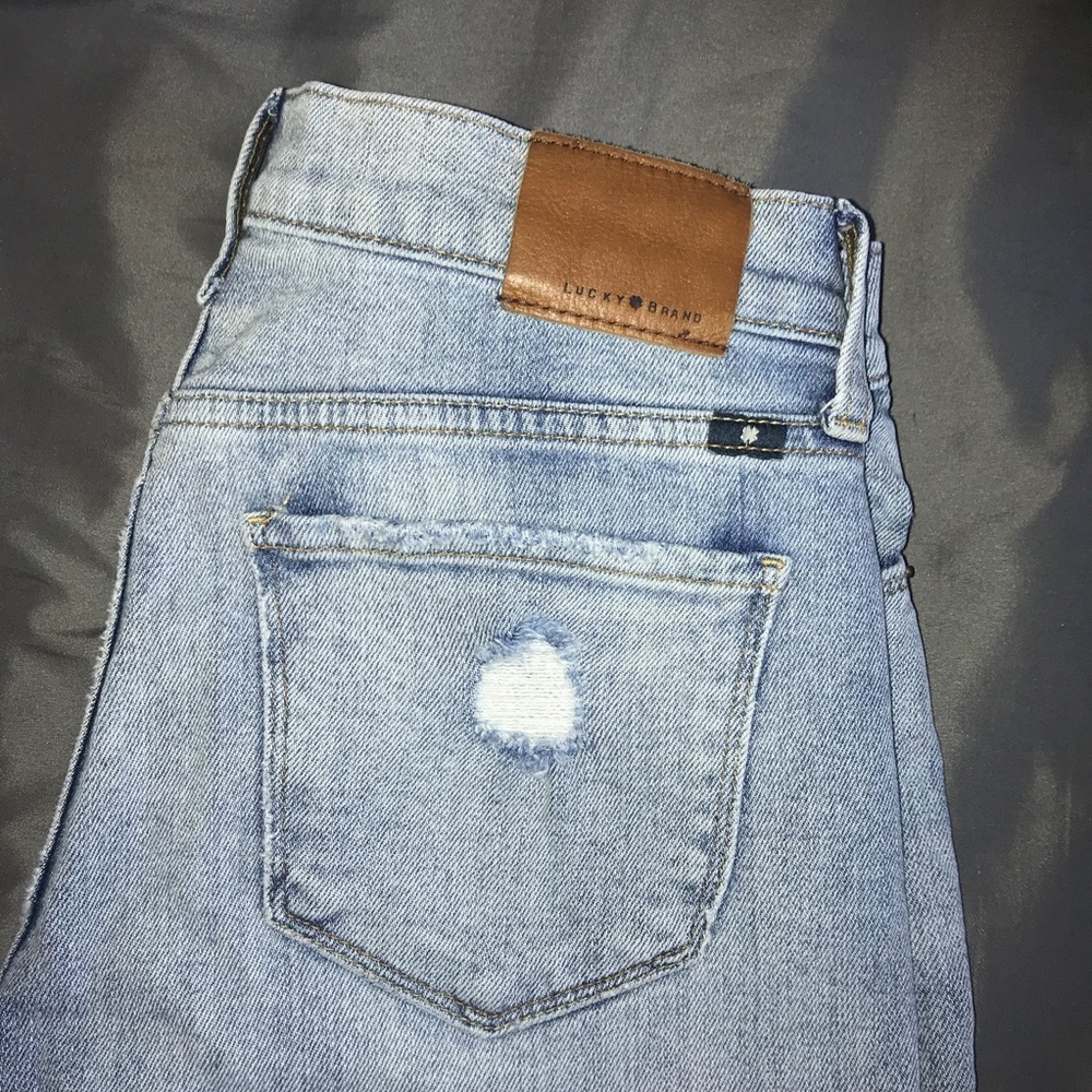 LuckyBrand skinny crop, worn once!